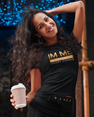 Im Me Im Different Orange Womens T-Shirt
