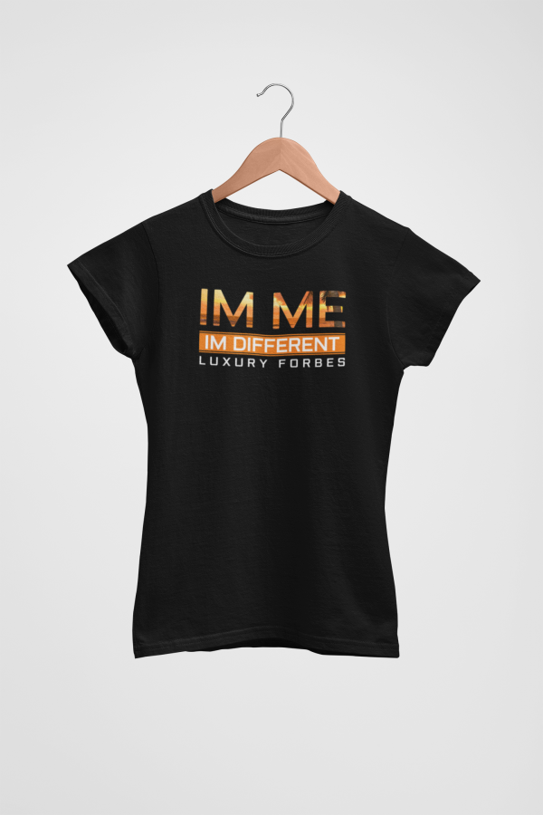 Im Me Im Different Orange Womens T-Shirt