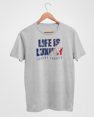 Living in American Luxury Men's Grey T-Shirt