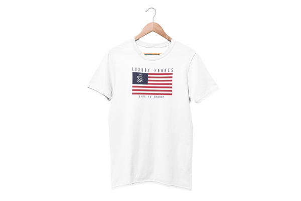 American Luxury Men's White T-Shirt
