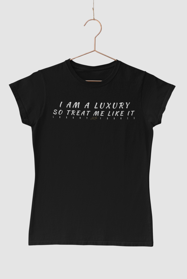 Short-Sleeve Graphic Womens T-shirt (I am a Luxury)