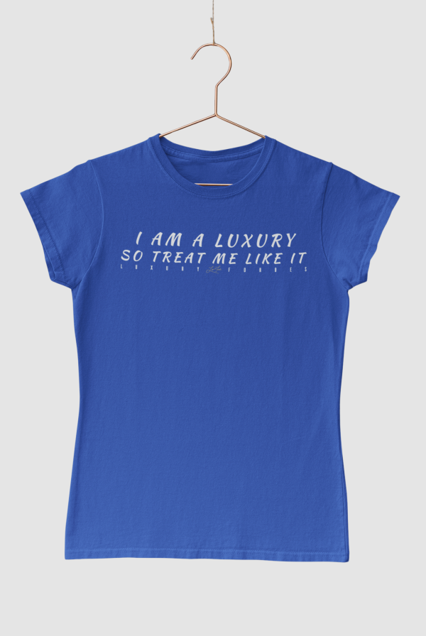 Short-Sleeve Graphic Womens T-shirt (I am a Luxury)